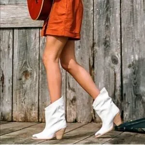 Spell | Shoes | Spell Designs Ashley Slouch Ankle White  Spell Designs Ashley Slouch Ankle white boots size 37 main image 1